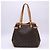 Bolsa Louis Vuitton Monogram Batignolles Horizontal Marrom Bege - vista 2