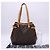 Bolsa Louis Vuitton Monogram Batignolles Horizontal Marrom Bege - vista 3