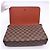 Borsa a tracolla lunga Louis Vuitton Damier Tribeca Marrone Beige - vista 11