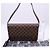Borsa a tracolla lunga Louis Vuitton Damier Tribeca Marrone Beige - vista 3