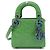 Borsa a mano Christian Dior Lady Micro Blu Verde