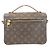 Bolsa Louis Vuitton Monogram Pochette Métis MM Marrom Monograma - vista 2
