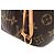 Borsa Louis Vuitton Monogram Neverfull MM Marrone Monogramma - vista 5