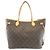Borsa Louis Vuitton Monogram Neverfull PM Marrone Monogramma