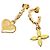 Louis Vuitton Boucle d'Oreilles Sweet Monogram Earrings D'oro - vista 2