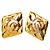 Chanel Coco Mark Vintage Clip-Ohrringe Golden