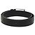 Cintura in pelle da uomo Gucci Guccissima Nero - vista 3