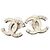 Timeless Pendientes de botón Chanel Coco Mark Blanco - vista 3