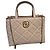 Guess Handtasche Rosa Lackleder Monogramm Pink