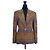 Missoni Vintage 1990s Patterned Wool Blazer Brown Multiple colors