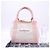 Borsa Balenciaga Cabas S 339933 Navy Rosa Crudo - vista 3