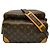 Bolsa de Ombro Nile Monogram Louis Vuitton Marrom Bege