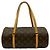 Louis Vuitton Monogram Papillon 30 Handtasche Braun Beige