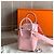 Hermès Hermes mini lindy Rosa - vista 3