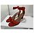 Hermès Sandálias Camurça Laranja Vermelho Saltos Altos - vista 2