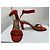 Hermès Sandálias Camurça Laranja Vermelho Saltos Altos - vista 7