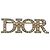 Spilla in metallo dorato Christian Dior D'oro