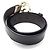 Cintura reversibile GUCCI Interlocking G Marrone Nero - vista 2