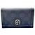Gucci GG Supreme Visitenkartenetui aus blauem Leder
