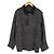 R13 Relaxed Chore Jacke aus anthrazitgrauem Leinen