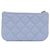 Borsa Pouch Chanel Timeless Classic Line AP4020 Blu chiaro - vista 2