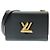 Borsa a tracolla Louis Vuitton Epi Twist MM M59402 Nero