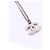 Collana Chanel Coco Mark Argento - vista 3