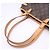 Bolsa Louis Vuitton Monogram Batignolles Horizontal Marrom Bege - vista 10