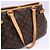 Bolsa Louis Vuitton Monogram Batignolles Horizontal Marrom Bege - vista 9