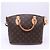 Bolsa Louis Vuitton Monogram Neo Lockit PM Marrom Bege - vista 2