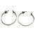 Autre Marque Pendientes de aro Tiffany T Wire Plata