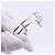 Autre Marque Pendientes de aro Tiffany T Wire Plata - vista 12