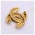 Chanel Coco Mark vergoldete Brosche Golden - Ansicht 4