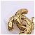Chanel Coco Mark vergoldete Brosche Golden - Ansicht 7