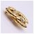 Chanel Coco Mark vergoldete Brosche Golden - Ansicht 8