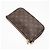 Louis Vuitton Monogram Pochette Handtasche Braun Beige - Ansicht 2