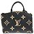 Borsa Louis Vuitton Bicolor Monogram Empreinte Petit Palais PM M58913 Nero Beige - vista 2