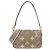 Borsa a tracolla Louis Vuitton Bicolor Monogram Empreinte Diane Grigio Crudo
