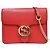Gucci Interlocking Leather Small Vermelho