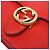 Gucci Interlocking Leather Small Vermelho - vista 7