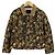 R13 Giacca da lavoro cropped Skull Camo Moleskin - Brown Marrone Multicolore