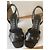 Sandali con tacco Guess neri con borchie dorate Nero - vista 2