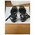 Sandali con tacco Guess neri con borchie dorate Nero - vista 3