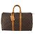 Louis Vuitton Keepall Monogram Canvas 45 Castaño