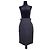 Falda Tubo Gianni Versace Couture 1988 de Lana Gris