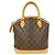 Louis Vuitton Lockit Monogram Canvas PM Marrone