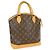 Louis Vuitton Lockit Monogram Canvas PM Marrone - vista 2