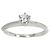 Autre Marque Tiffany & Co. Platin-Ring mit Diamant - Ansicht 2