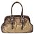 Prada Frame Satchel mit Gürtel aus Metallic-Leder Golden - Ansicht 2