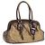 Prada Frame Satchel mit Gürtel aus Metallic-Leder Golden - Ansicht 3